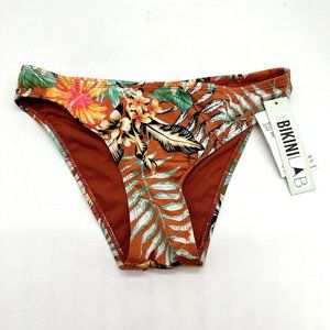 The Bikini Lab Swim Botton Womens Tropical Oasis Multicolor Size XS NWT